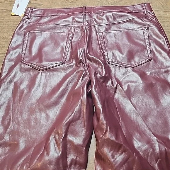 Joie Faux Leather Pant - Picture 9 of 10